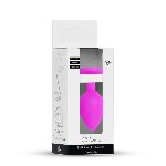 Анальна пробка - Jewellery Silicone Pink Plug M Light Blue - мініатюра 7