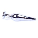 Анальна пробка - Jewellery Silver Long Plug Purple - мініатюра 5