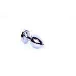 Анальна пробка - Jewellery Silver Plug Disco Flashlight - мініатюра 6