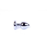 Анальна пробка - Jewellery Silver Plug Disco Flashlight - мініатюра 7