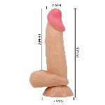 Фалоімітатор - Pretty Love Sliding Skin 7.6" Flesh - мініатюра 10
