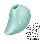 Вакуумний кліторальний вібратор - Satisfyer Pearl Diver Mint - мініатюра 2