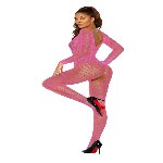 Бодістокінг - Bodystocking 2061, pink - One Size - мініатюра 3