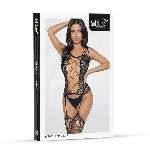 Бодістокінг - Bodystocking 2075, black - One Size - мініатюра 4