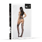 Бодістокінг - Bodystocking 2075, black - One Size - мініатюра 5