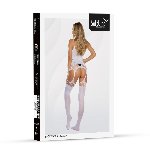 Бодістокінг - Bodystocking 2074, white - One Size - мініатюра 5