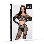 Бодістокінг - Bodystocking 2071, black - One Size - мініатюра 4