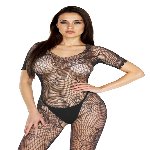Бодістокінг - Bodystocking 2069, black - One Size - мініатюра 2