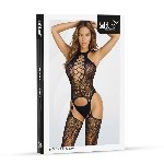 Бодістокінг - Bodystocking 2066, black - One Size - мініатюра 4