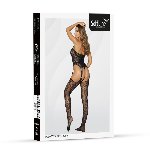 Бодістокінг - Bodystocking 2066, black - One Size - мініатюра 5