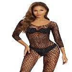 Бодістокінг - Bodystocking 2048, black - One Size - мініатюра 2