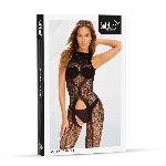 Бодістокінг - Bodystocking 2038, black - One Size - мініатюра 4