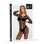 Бодістокінг - Bodystocking 2037, black - One Size - мініатюра 4