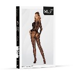 Бодістокінг - Bodystocking 2037, black - One Size - мініатюра 5