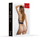 Комплект білизни - Set body and neckband 11030, blue/black 2XL - мініатюра 4