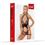 Комплект білизни - Set top and thong 11025, black M - мініатюра 3