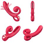 Вібратор - Erospace Sweet Play Tongue Flipping Vibrator A4 - мініатюра 3