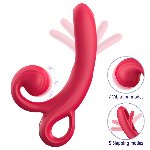 Вібратор - Erospace Sweet Play Tongue Flipping Vibrator A4 - мініатюра 4