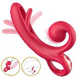 Вібратор - Erospace Sweet Play Tongue Flipping Vibrator A4 - мініатюра 5