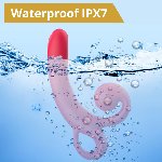 Вібратор - Erospace Sweet Play Tongue Flipping Vibrator A4 - мініатюра 8