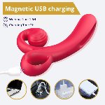 Вібратор - Erospace Sweet Play Tongue Flipping Vibrator A4 - мініатюра 9