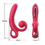 Вібратор - Erospace Sweet Play Tongue Flipping Vibrator A4 - мініатюра 10
