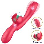 Вібратор - Erospace Sweet Play G-Spot & Critoral Flappinng Vibrator A16 - мініатюра 3