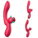 Вібратор - Erospace Sweet Play G-Spot & Critoral Flappinng Vibrator A16 - мініатюра 5