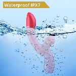 Вібратор - Erospace Sweet Play G-Spot & Critoral Flappinng Vibrator A16 - мініатюра 8