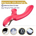 Вібратор - Erospace Sweet Play G-Spot & Critoral Flappinng Vibrator A16 - мініатюра 9