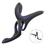 Вібраційне кільце - Erospace Men’s Play Vibrating Cock Ring With Clitoral & Taint Stimulation B11 - мініатюра 5