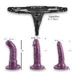 Страпон - Bad Kitty Strap-On purple Set - мініатюра 6