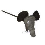 Чоловічі стрінги Слон зі звуком Elephant undies with elephant sound, black - one size - мініатюра 4