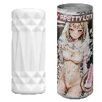 Мастурбатор - Pretty Love Pop-Top Can Masturbator White - мініатюра 1