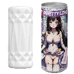 Мастурбатор - Pretty Love Pop-Top Can Masturbator Purple - мініатюра 1