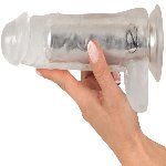 Вібратор - Crystal Clear Vibrator 24.5 см - мініатюра 6