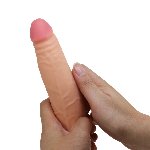 Фалоімітатор - Pretty Love Kable Sliding Skin 8.3" Flesh - мініатюра 10