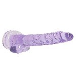 Фалоімітатор - Realrock Dildo 7" Purple - мініатюра 4
