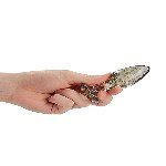 Набір анальних пробок - Ouch! Acrylic Golden Glitter Butt Plug Set - мініатюра 3