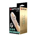 Насадка на член - Pretty Love Huel Penis Thicker Tranparent - мініатюра 8