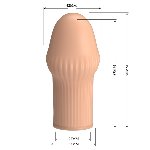 Насадка на член - Pretty Love Huel Penis Thicker Flesh - мініатюра 7