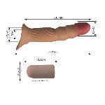 Насадка на член - Pretty Love Vibrating Penis Sleeve Extender - мініатюра 8