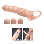 Насадка на член - Pretty Love Adjustable Penis Sleeve Extender 3.0" - мініатюра 6