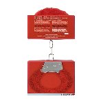 Наручники - Ouch! Beginner's Handcuffs Furry Red - мініатюра 7