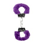 Наручники - Ouch! Beginner's Handcuffs Furry Purple - мініатюра 2