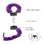 Наручники - Ouch! Beginner's Handcuffs Furry Purple - мініатюра 3
