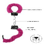 Наручники - Ouch! Beginner's Handcuffs Furry Pink - мініатюра 3