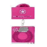 Наручники - Ouch! Beginner's Handcuffs Furry Pink - мініатюра 5
