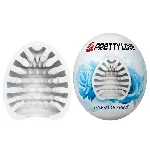 Мастурбатор - Pretty Love Pleasure Egg Masturbator White - мініатюра 1