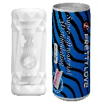 Мастурбатор - Pretty Love Pop-Top Can Masturbator Blue - мініатюра 1
